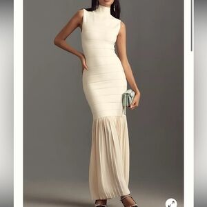 BLITHE Fitted Twofer Maxi Dress, XS, NWT